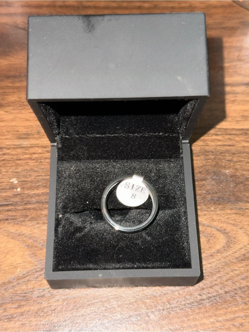 Vintage gentleman midnight men’s ring